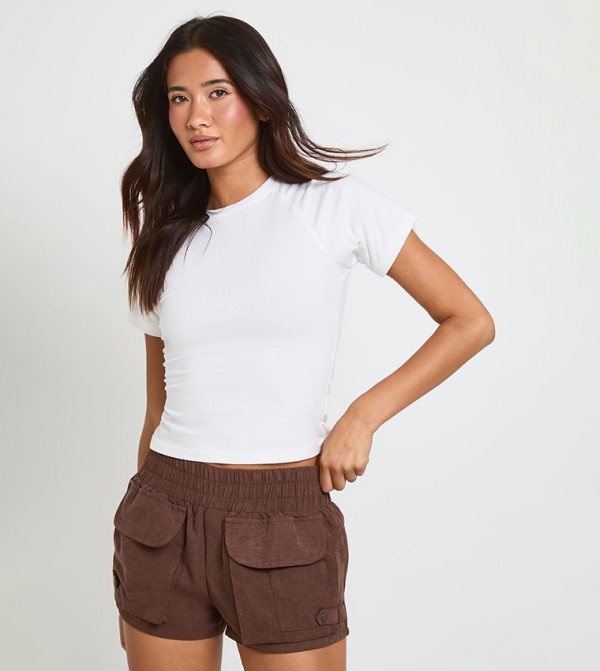 Peached Pocket Runner Shorts