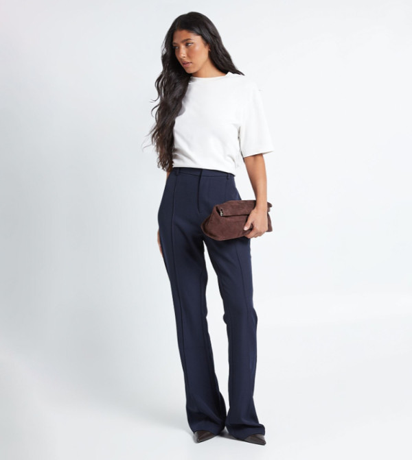 Tall Tailored Flare Trousers