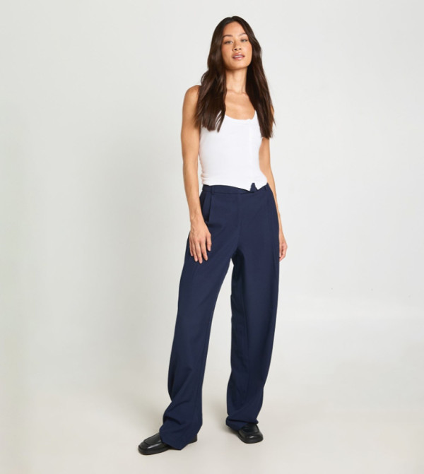 Tall Tailored Wide Leg Trousers