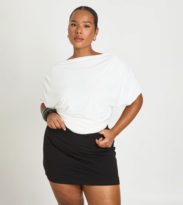 Curve High Waist Skort