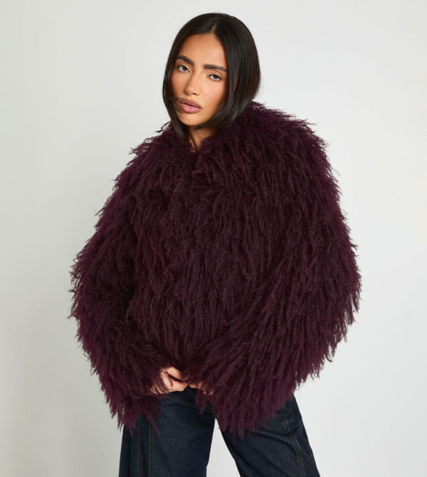 Shaggy Faux Fur Jacket