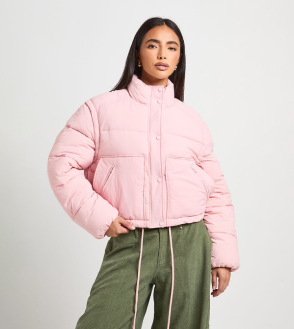 High Neck Puffer Jacket