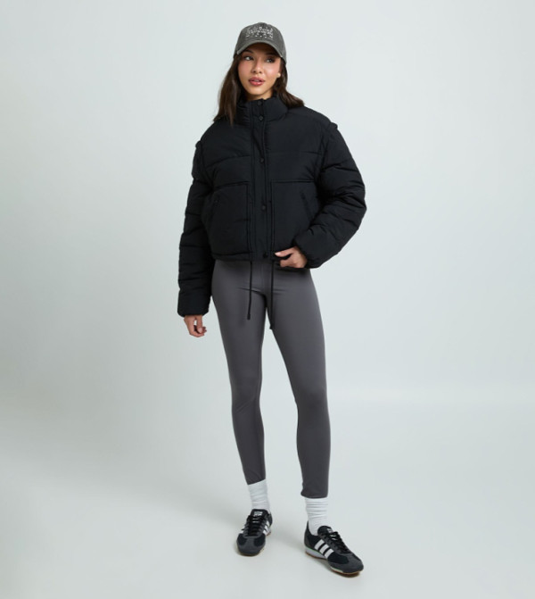 High Neck Puffer Jacket