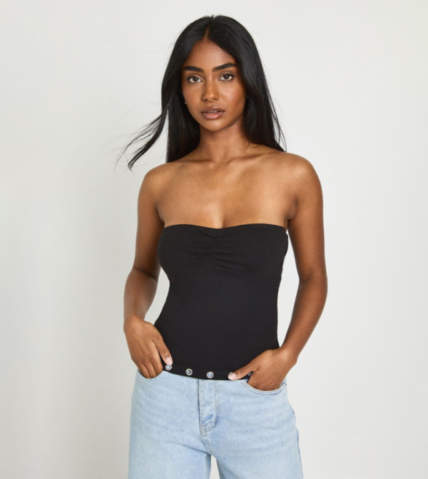 Studded Bandeau Top