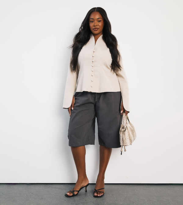 Curve Twill Cargo Shorts