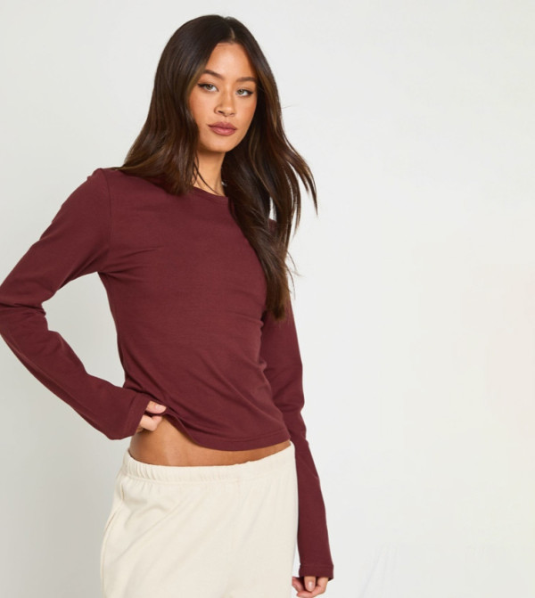 Tall Long Sleeves Fitted T-Shirt