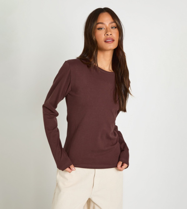 Tall Long Sleeves Fitted T-Shirt