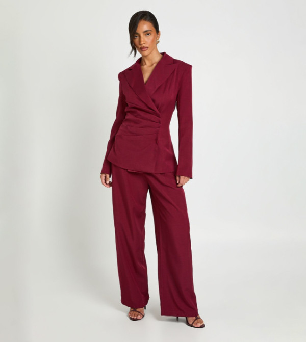 Tailored Wide Leg Trousers