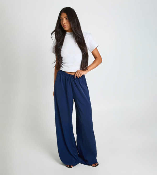 Tall Woven Wide Leg Trousers