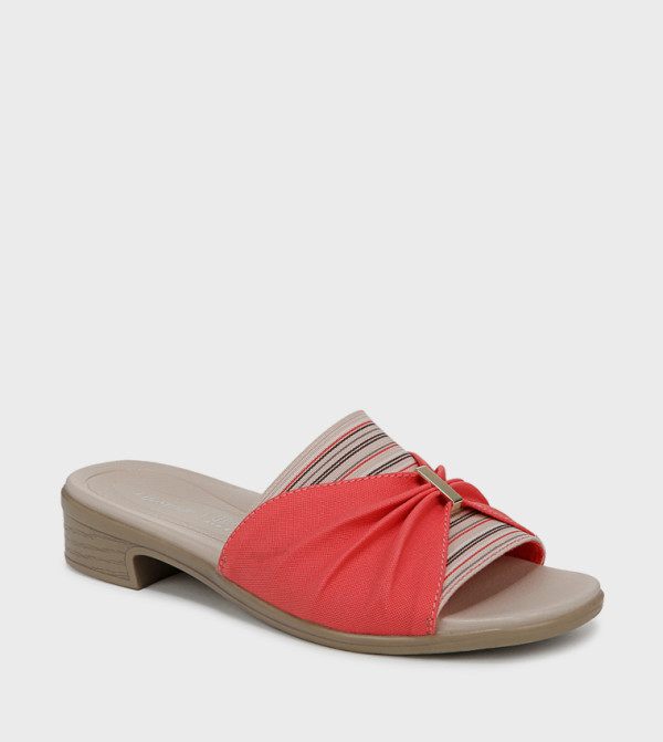 PARADISE Low Block Heel Sandals