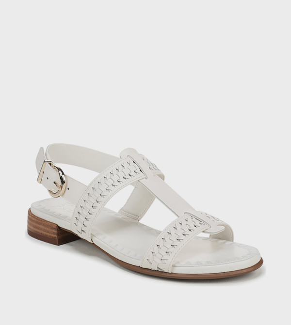 NANIA Braided Slingback Heeled Sandals
