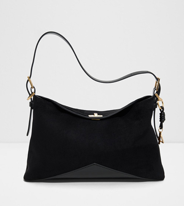 JACQ Solid Twist Lock Shoulder Bag