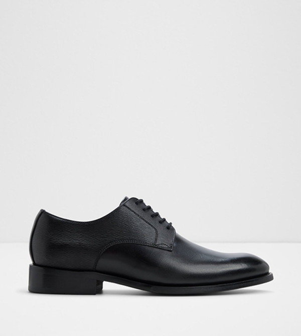 JARRETT Textured Lace Up Derby Shoes