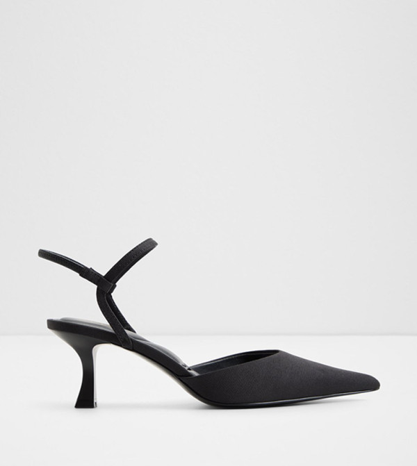 JASMYNEE Textured Slingback Mule Pumps
