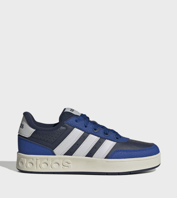 BREAKBASE Stripe Detail Lace-Up Sneakers