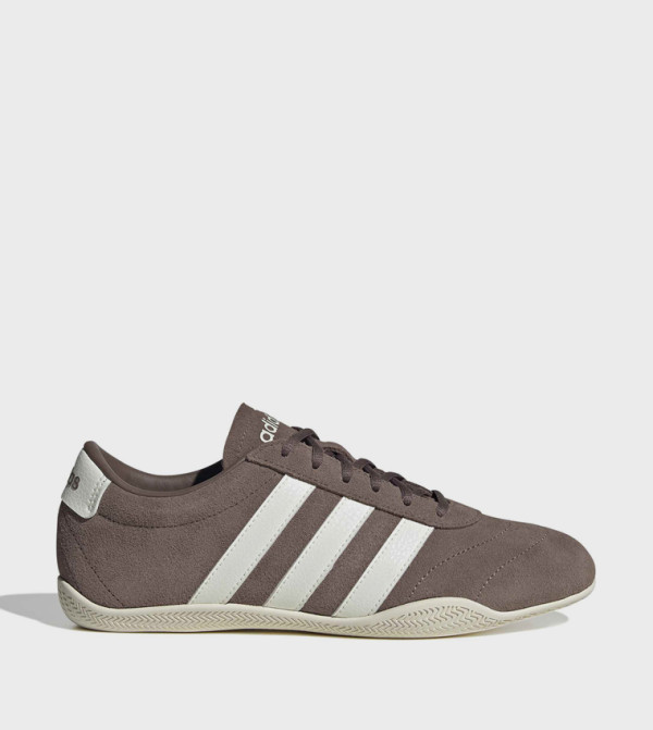GRAND COURT Stripe Detail Lace-Up Sneakers