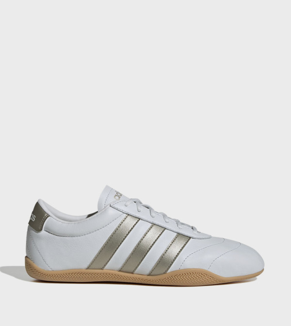 GRAND COURT Stripe Detail Lace-Up Sneakers