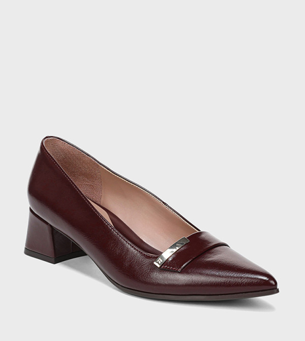 AVANI Textured Pointed Toe Pumps