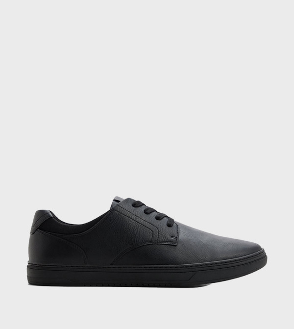 KELLEN Textured Round Toe Lace Up Casual Shoes