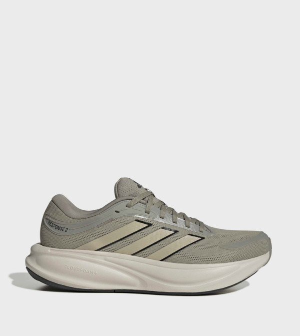 RESPONSE 2 Stripe Detail Running Shoes