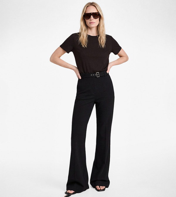 High Waist Flared Pants