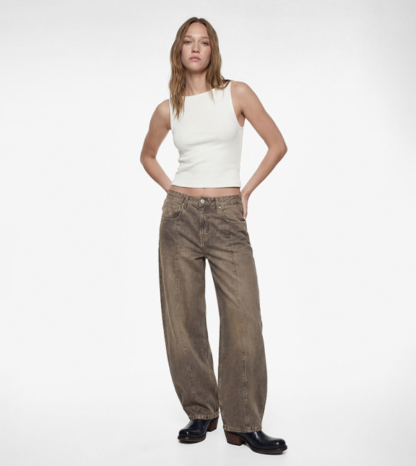 Sleeveless Crop Top