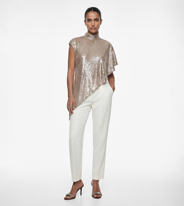 Sequined Cape Top