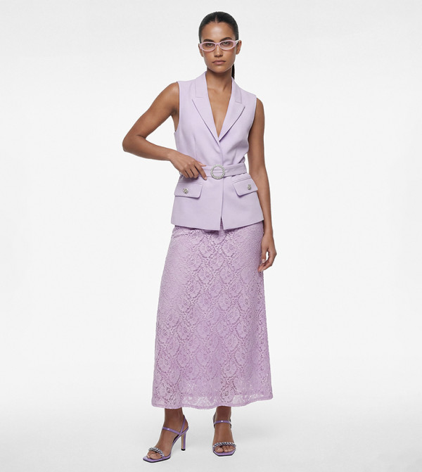 Solid Sleeveless Oversized Waistcoat