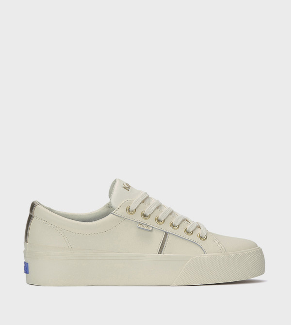 Jump Kick Duo Leather Platform Sneakers