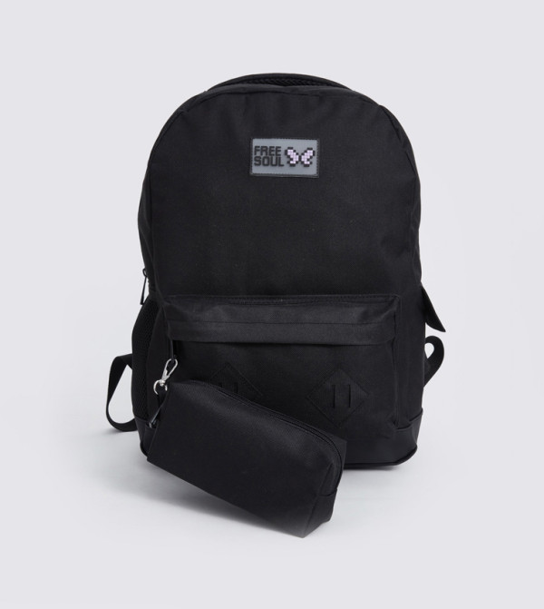 Label Detail School Backpack