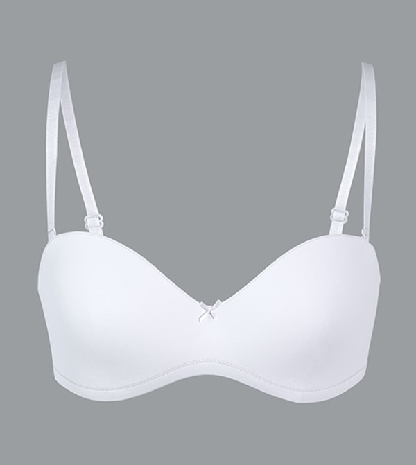 Solid Strapless Bra