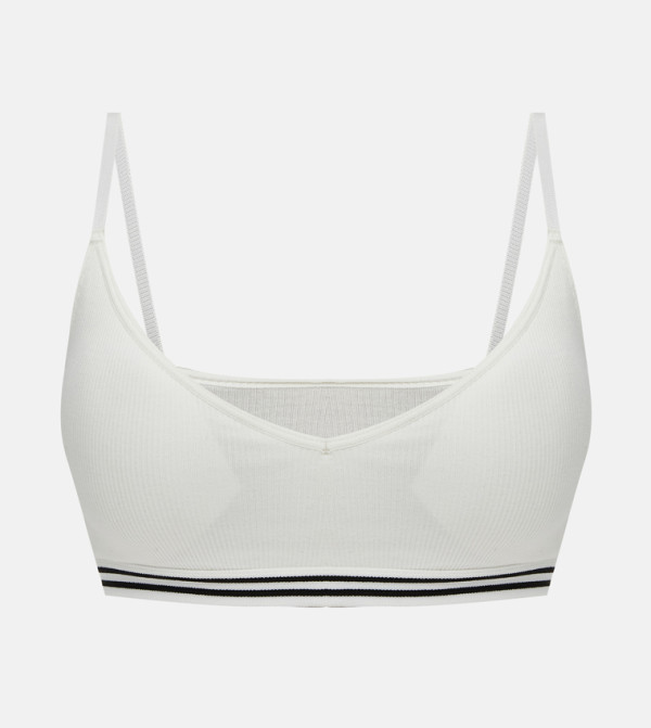 Solid Strappy Bra
