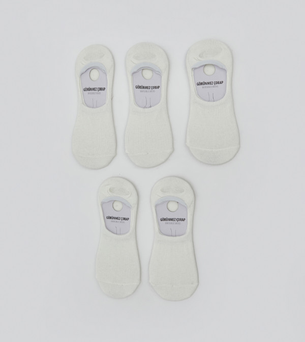5-Pack Knitted No Show Socks