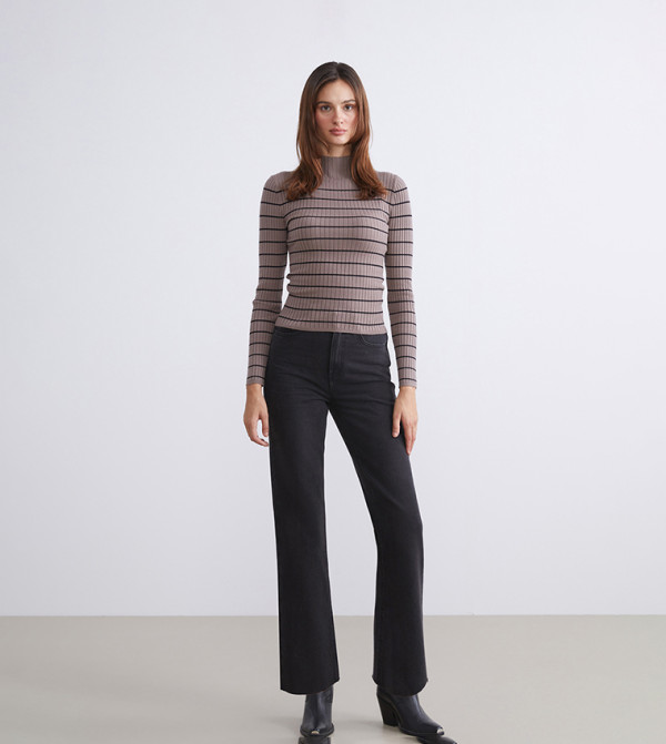 Solid Flared Jeans