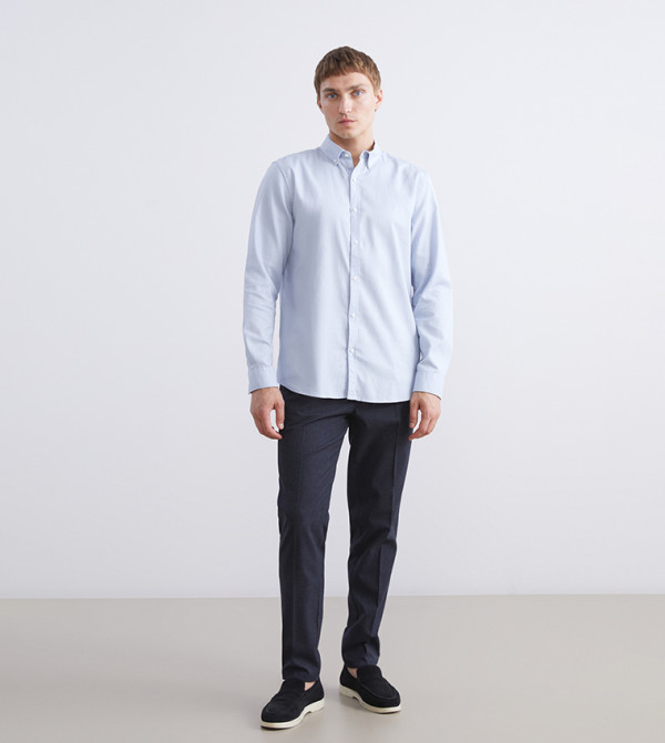Patterned Standard Fit Trousers