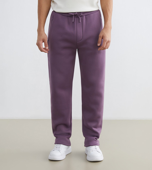 Drawstring Waist Slim Fit Sweatpants