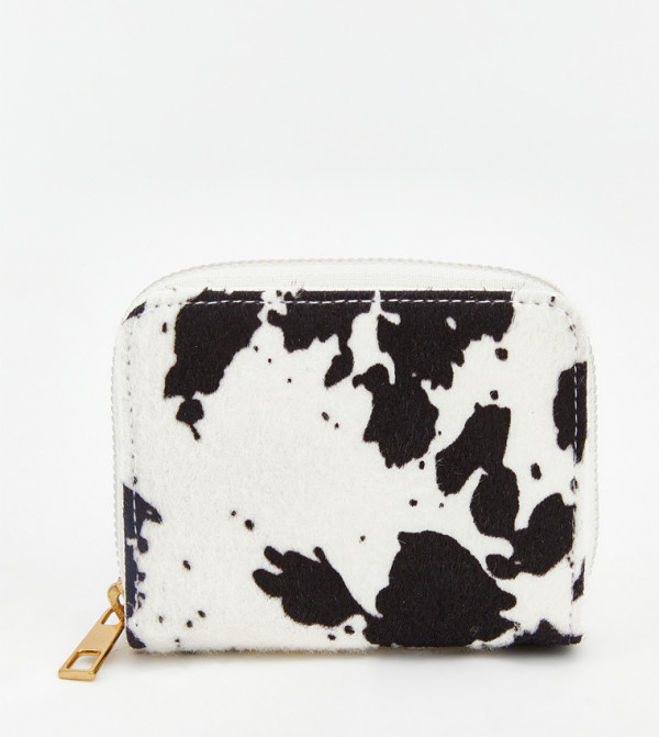 Patterned Zip-Around Wallet