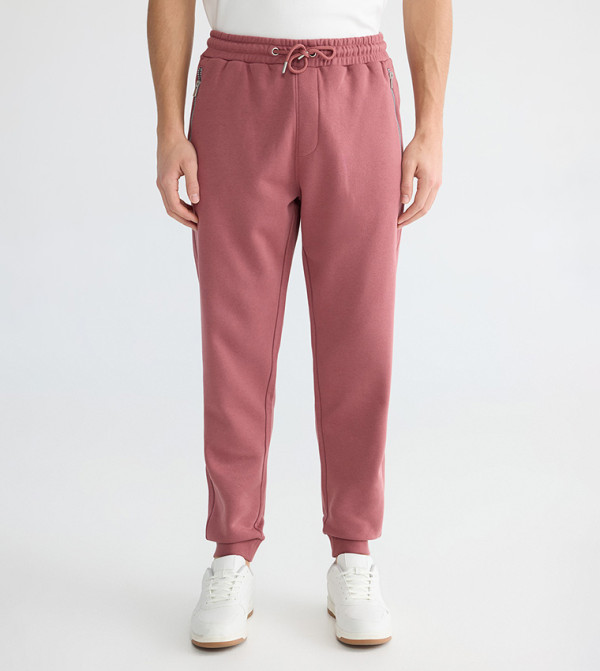 Drawstring Waist Slim Fit Joggers