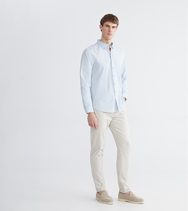 Solid Slim Fit Chinos