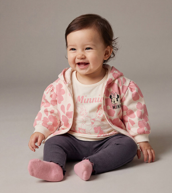 Minnie Mouse Printed Clothing Set