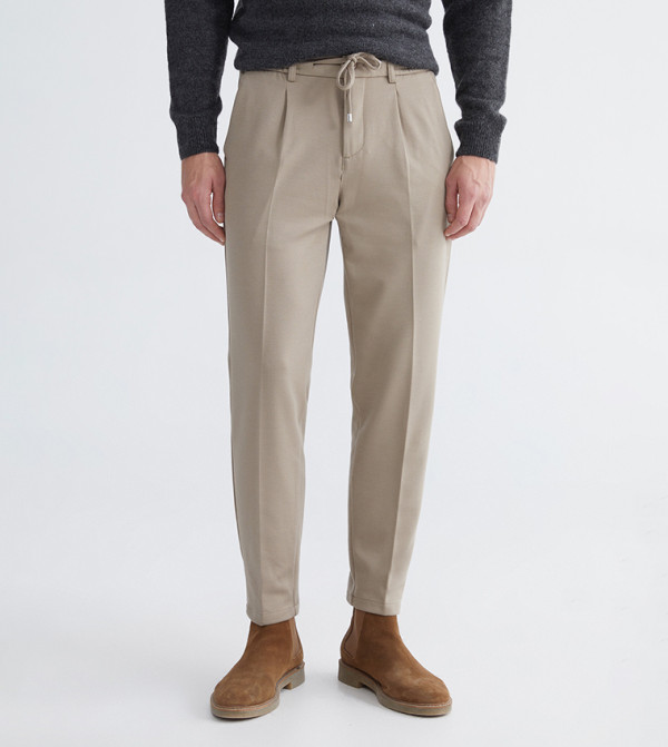 Mid Rise Slim Fit Trousers