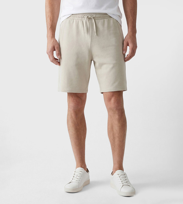 Drawstring Waist Casual Shorts