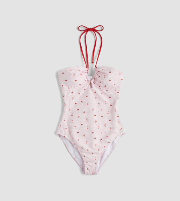 Printed Removable Padding Swimsuit