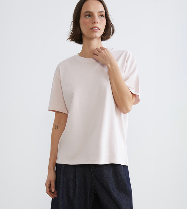 Solid Short Sleeves Casual T-Shirt