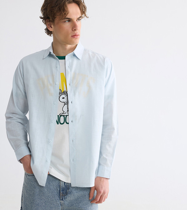 Solid Long Sleeves Shirt