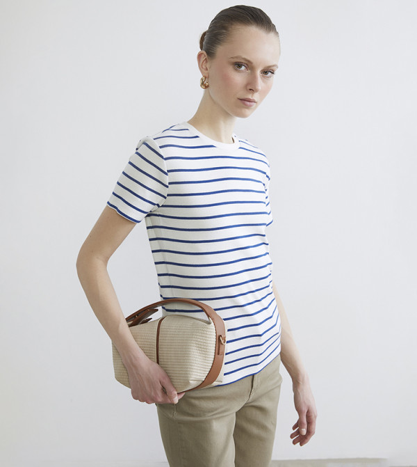 Striped Short Sleeves Casual T-Shirt