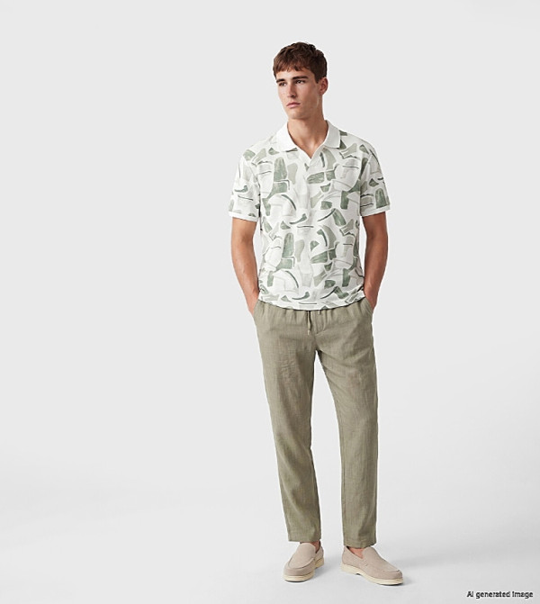 Solid Regular Fit Trousers