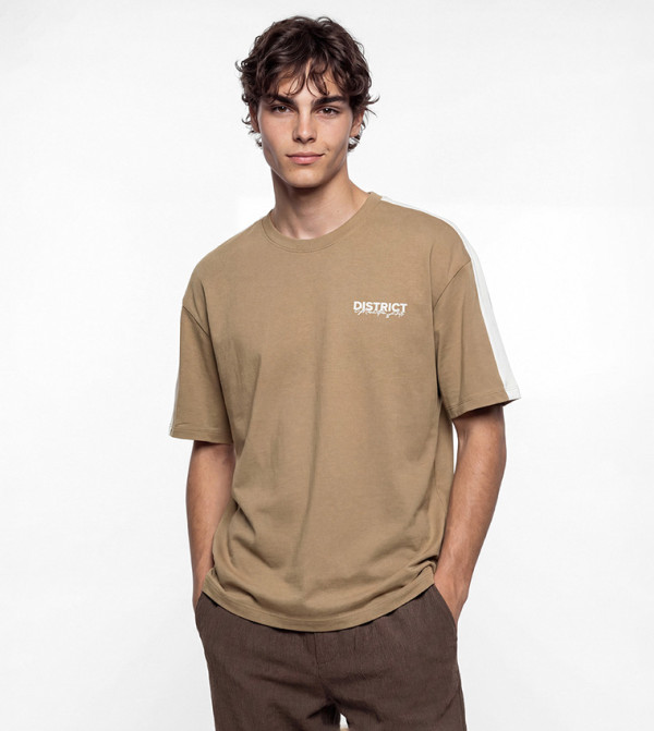 Printed Short Sleeves Casual T-Shirt