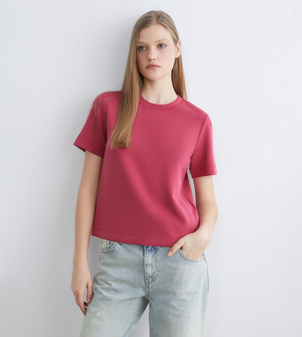 Solid Soft Touch Crew Neck T-Shirt