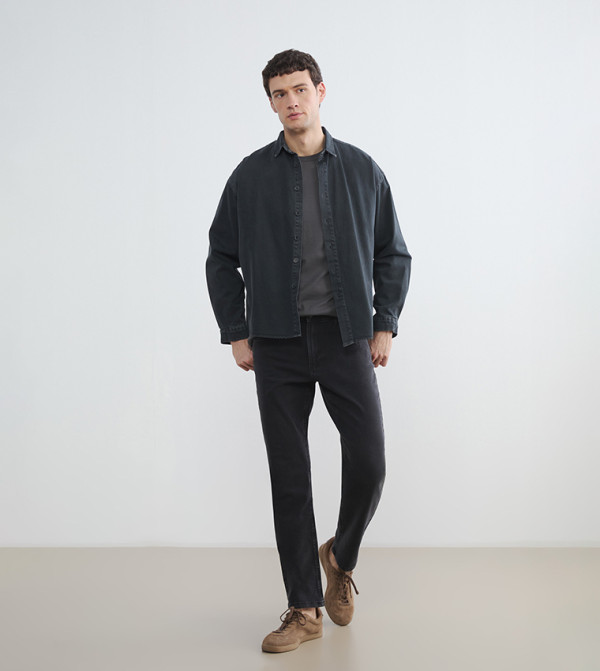 Washed Slim Fit Jeans